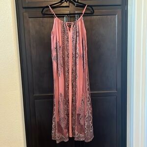 Mystree “Walk in Italy” Pink Paisley Dress
